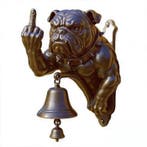 Decoratief ornament - Antique Door Knocker with Hanging Bell