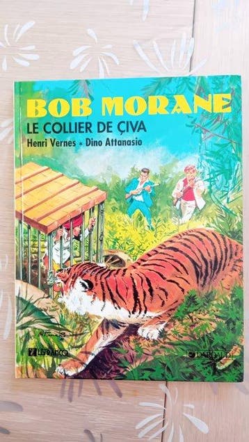 Bob Morane T4 + dédicace - C - 1 Album - Réédition - 1989