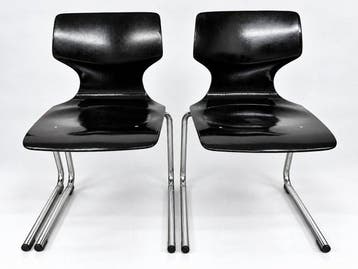 Flototto - Elmar Flototto - Chaise (4) - Chaise cantilever,