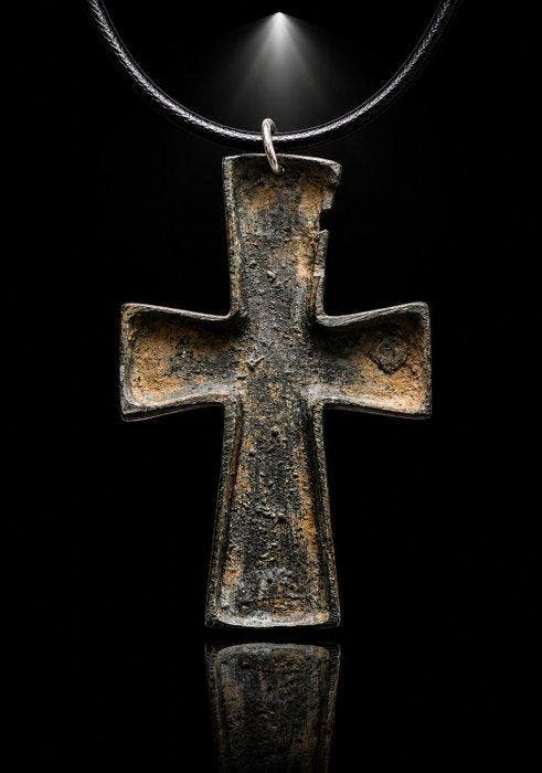 Byzantijns Zegen van de Theotokos — Devotioneel kruis met, Collections, Minéraux & Fossiles