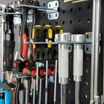 Datona Gereedschapshaak dubbel - 15 cm (10 stuks) - Datona, Doe-het-zelf en Bouw, Ophalen of Verzenden, Nieuw