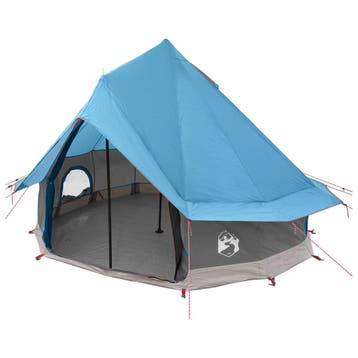 vidaXL Tipi Tent met dak Blauw 250 x 250 cm Polyester en, Verzenden