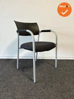 Dauphin vergaderstoel - Antraciet gemêleerde zitting - grij, Ophalen of Verzenden, Stoel