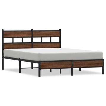 Bedframe eikenlook - Tweede kansje, OP = OP!, Huis en Inrichting, Overige materialen, Bruin, Verzenden, Klassiek