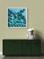 Ruisi Maria - Emerald Energy Flow – Sculptural 3D Relief