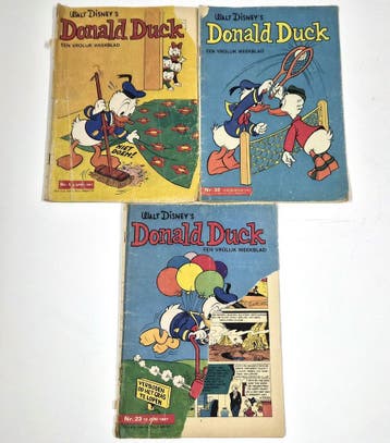 Vintage Donald Duck weekbladen 1967, set van 3 (nr, Verzamelen, Verzenden