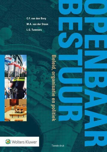 Openbaar Bestuur, beleid, organisatie en politiek, Boeken, Verzenden, Zo goed als nieuw, C.F. van den Berg