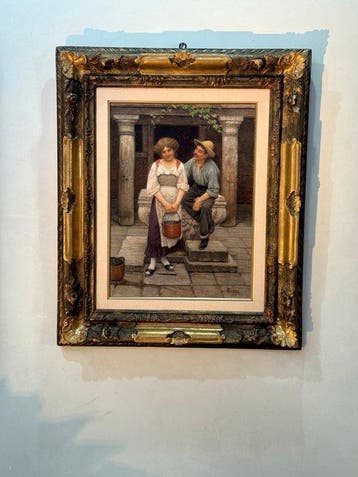 Luigi Pastega (1858-1927) - Corteggiamento