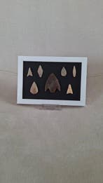 Paléolithique pierre Tête de flèche - 120 mm, Verzamelen