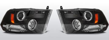 Koplampen | geschikt voor Dodge | Ram 2009-2018 | Angel Eyes, Auto-onderdelen, Verzenden, Nieuw, Dodge