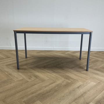 Galvanitas kantinetafel / schooltafel 140x70 cm, beuken -, Bureau