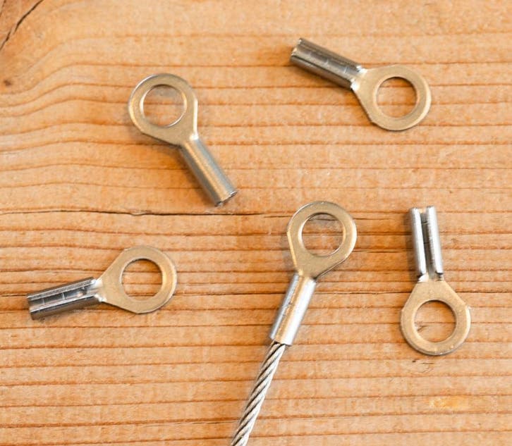RVS oogje 6mm voor 2mm kabel - 304 RVS bevestiging, Jardin & Terrasse, Jardin & Terrasse Autre, Envoi