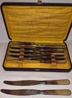 Set di 12 Coltelli da Tavola/Dessert Vrai F.G. Nogent -