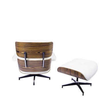 EA670 style  fauteuil lounge avec repose-pieds, Verzenden, Nieuw