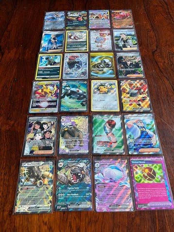 Pokémon - 24 Card - Modern Hits Lot – Full Arts,, Hobby en Vrije tijd, Verzamelkaartspellen | Pokémon, Nieuw
