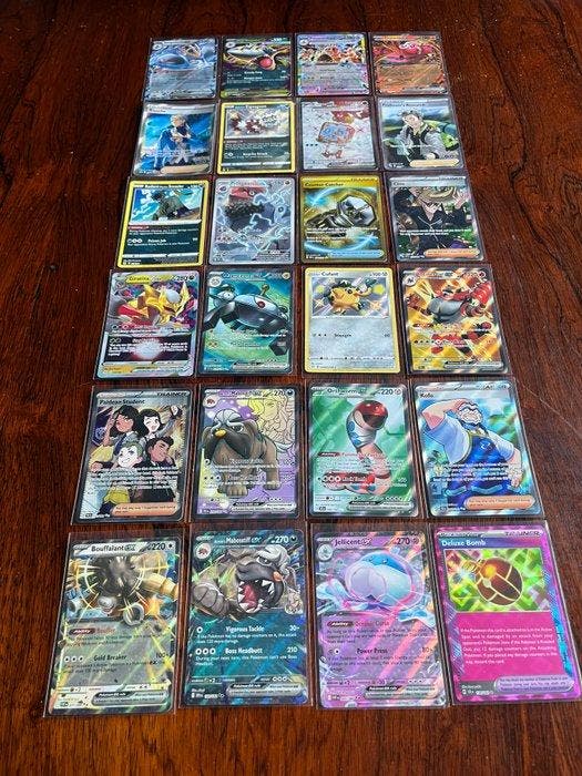 Pokémon - 24 Card - Modern Hits Lot – Full Arts,, Hobby en Vrije tijd, Verzamelkaartspellen | Pokémon
