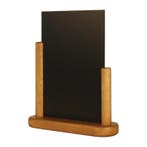 Tafel krijtbord teak effect | Massief beukenhout met, Verzenden