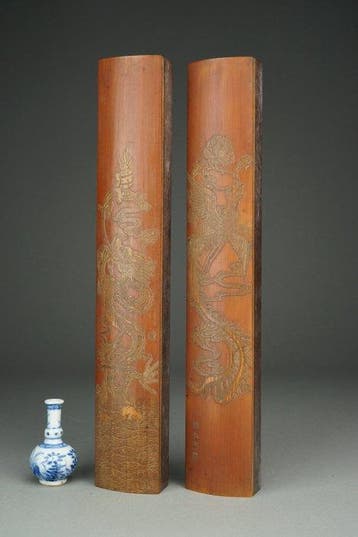 Poids de défilement - Bambou, Palissandre - Chine - XIXe/XXe