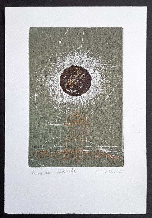Walter Valentini (1928) - Senza titolo, Antiquités & Art, Antiquités | Autres Antiquités