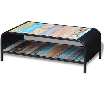 vidaXL Salontafel massief gerecycled hout, Verzenden, Nieuw