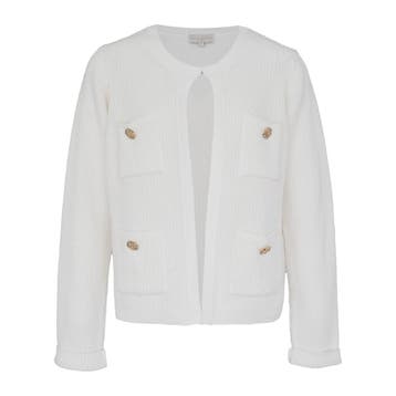 Milano Italy • off white vest • S, Verzenden