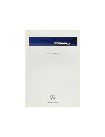 2000 MERCEDES BENZ CLK CABRIO BROCHURE NEDERLANDS, Nieuw