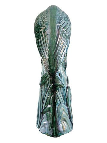 Statue, Heron - 62 cm - Céramique, Glacis - 1960