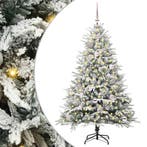 vidaXL Kunstmatige Voorverlichte Kerstboom met Ballenset, Diversen, Verzenden, Nieuw