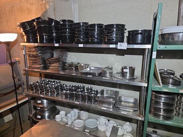 Grote partij klein keuken materiaal, Nieuw in verpakking