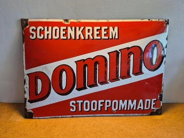 Domino - Emaillerie Koekelberg - Ca. jaren 20 - Emaille