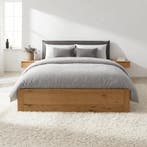Forestales Oaklyn Massief Houten Ledikant met Lades - 180 x, Nieuw