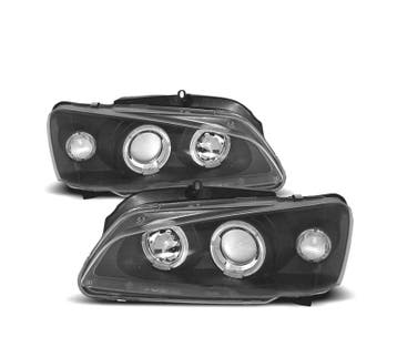 PHARES POUR PEUGEOT 106 96-05 ANGEL EYES FOND NOIR, Verzenden