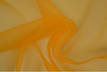 15 meter organza stof - Oranje, Verzenden, 120 cm of meer, Oranje, Polyester