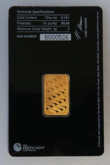 5 gram - Goud - Perth Mint