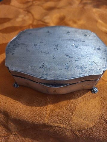 Sieradendoos - .800 zilver - Juwelenkistje van zilver 800, Antiek en Kunst