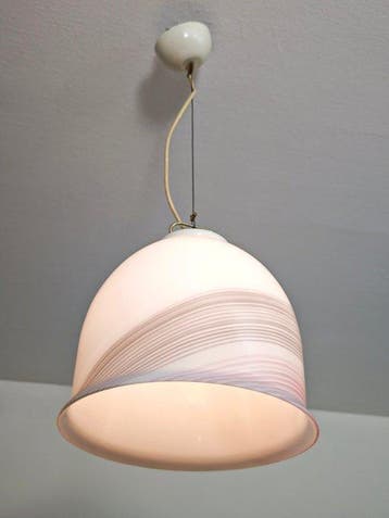 Plafondlamp - Muranoglas - Italiaans design uit de jaren