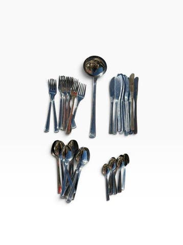 inox - Bestekset (48) - Staal - Geen reserveprijs!