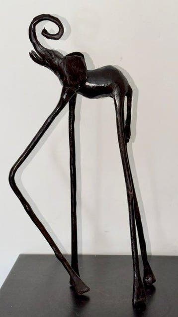 Abdoulaye Derme - sculptuur, Eléphant Le géant des rêves -