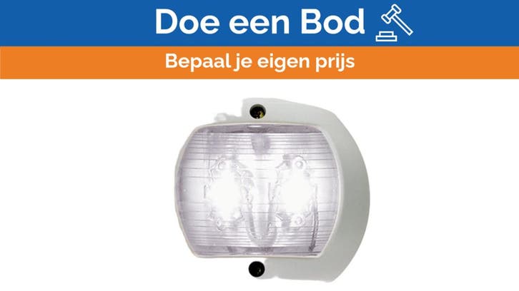 Bieden: Perko white 12V stern navigation light - PKO170WSN1, Watersport en Boten, Bootonderdelen, Ophalen of Verzenden