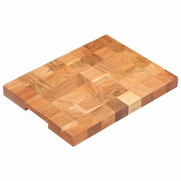 vidaXL Hakblok 40x30x3,8 cm massief acaciahout, Verzenden