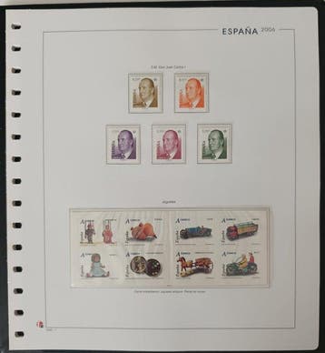 Espagne - Timbres, HB, Année 2006 Complet. Monté sur, Postzegels en Munten, Gestempeld