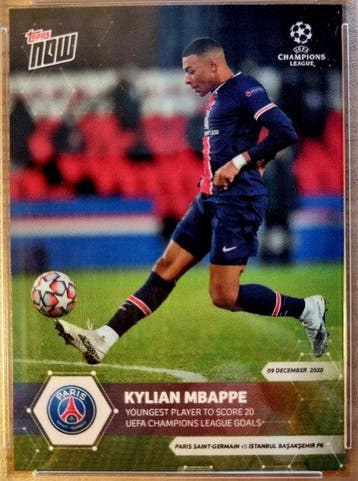 2020/21 Topps Topps Now UCL 2020-21 Kylian Mbappé #037