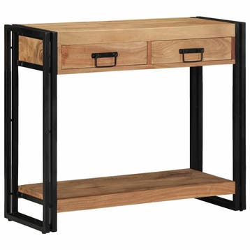 Wandtafel Bruin | OP = OP | 35% goedkoper, Huis en Inrichting, Tafels | Sidetables, Modern, rustiek, 50 tot 100 cm, Verzenden