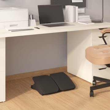 vidaXL Voetensteun 43,5x32,5x10,5 cm zwart, Huis en Inrichting, Zetels | Voetbanken en poefs, Verzenden, Nieuw