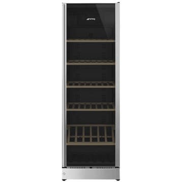 Wijnkoelkast | CLASSICA | 368L (197x 75cl) | RVS/Zwart | 1, Verzenden, Nieuw in verpakking