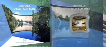 Luxemburg. 2 1/2 Euro 2024 Barrage dEsch-sur-Sûre Proof