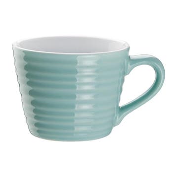 Mokken | CAFÉ | Keramiek | Aqua | 23cl | 6 Stuks |, Verzenden