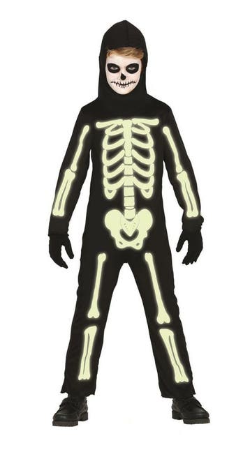 Halloween Kostuum Skelet Glow In The Dark Kind, Verzenden, Nieuw