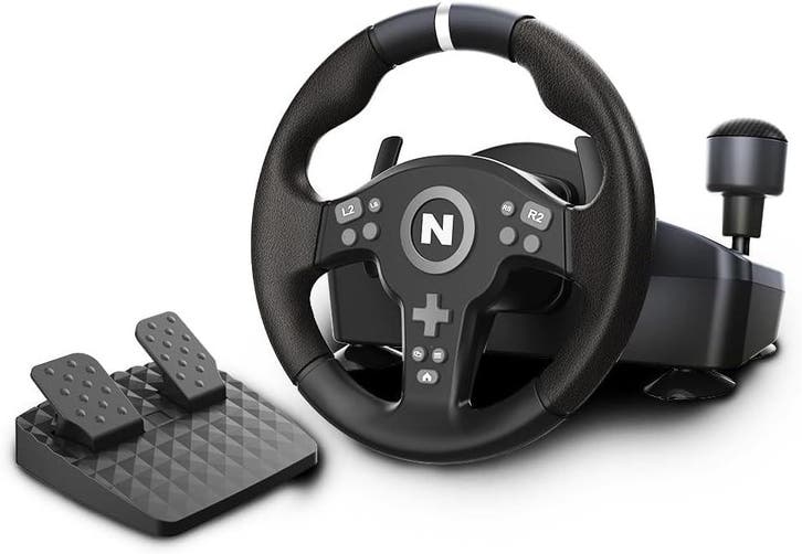 Racestuur met Pedalen | Retour Deal | Nu 59% korting!, Games en Spelcomputers, Spelcomputers | Overige Accessoires, Gebruikt, Verzenden