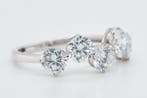 Zonder minimumprijs - Ring - 14 karaat Witgoud - 2.14ct. tw.